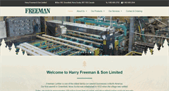 Desktop Screenshot of freemanlumber.com